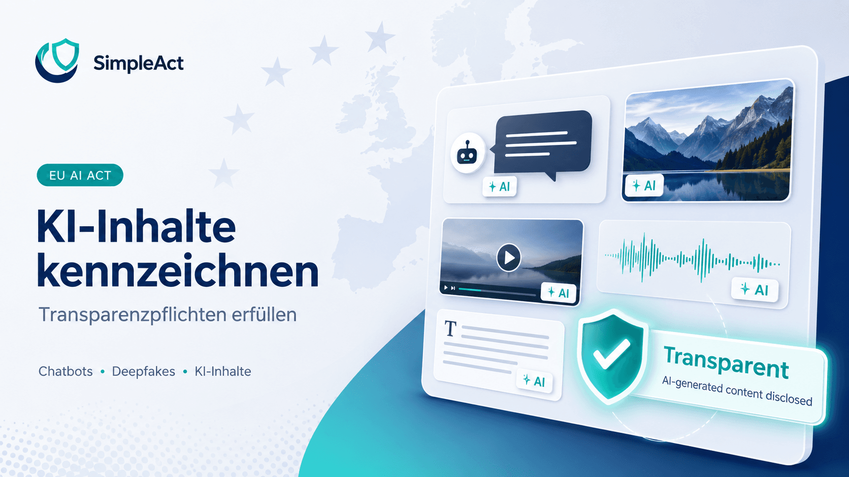 KI-Inhalte kennzeichnen und  Transparenzpflichten erfüllen