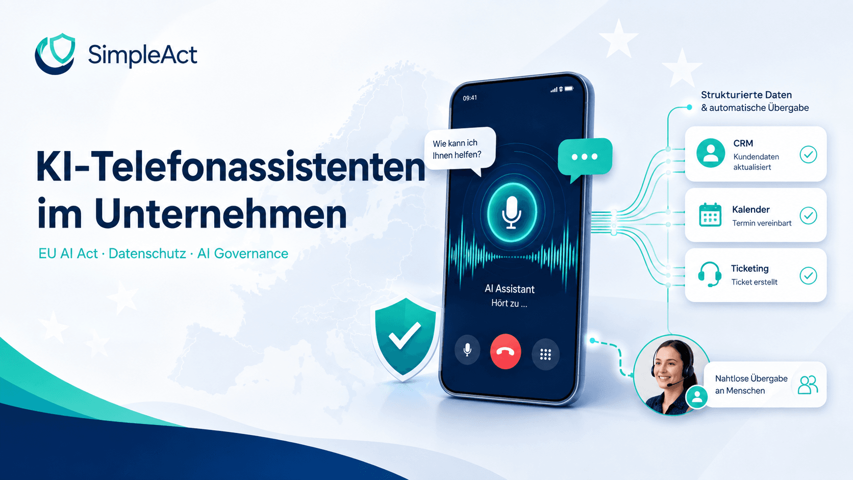 KI-Telefonassistenten im Unternehmen: EU AI Act, Datenschutz und AI Governance in der Praxis